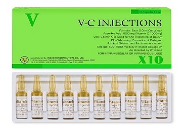 VC Vitamin C Injections 1000mg 10 Ampoules